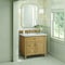 James Martin Vanities 36'' Single Vanity, Light Natural Oak w/ 3 CM Carrara White Marble Top 424-V36-LNO-3CAR - alternate 4